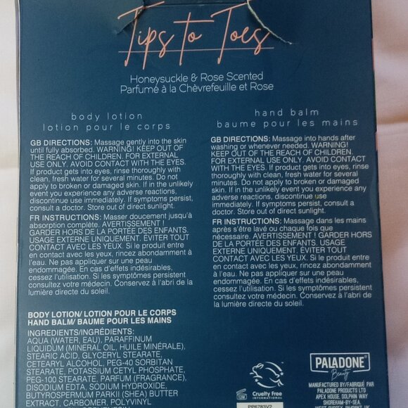 Bright Side Paladone UK Honeysuckle & Rose Scented Body Lotion & Hand Balm NEW - Picture 5 of 8